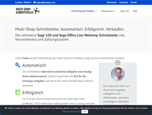 Tablet Screenshot of multi-shop-schnittstelle.de